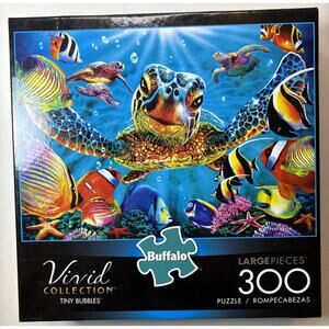 Buffalo Vivid Tiny Bubbles Large Piece Jigsaw Puzzle (300 Pieces) - Brand New vn